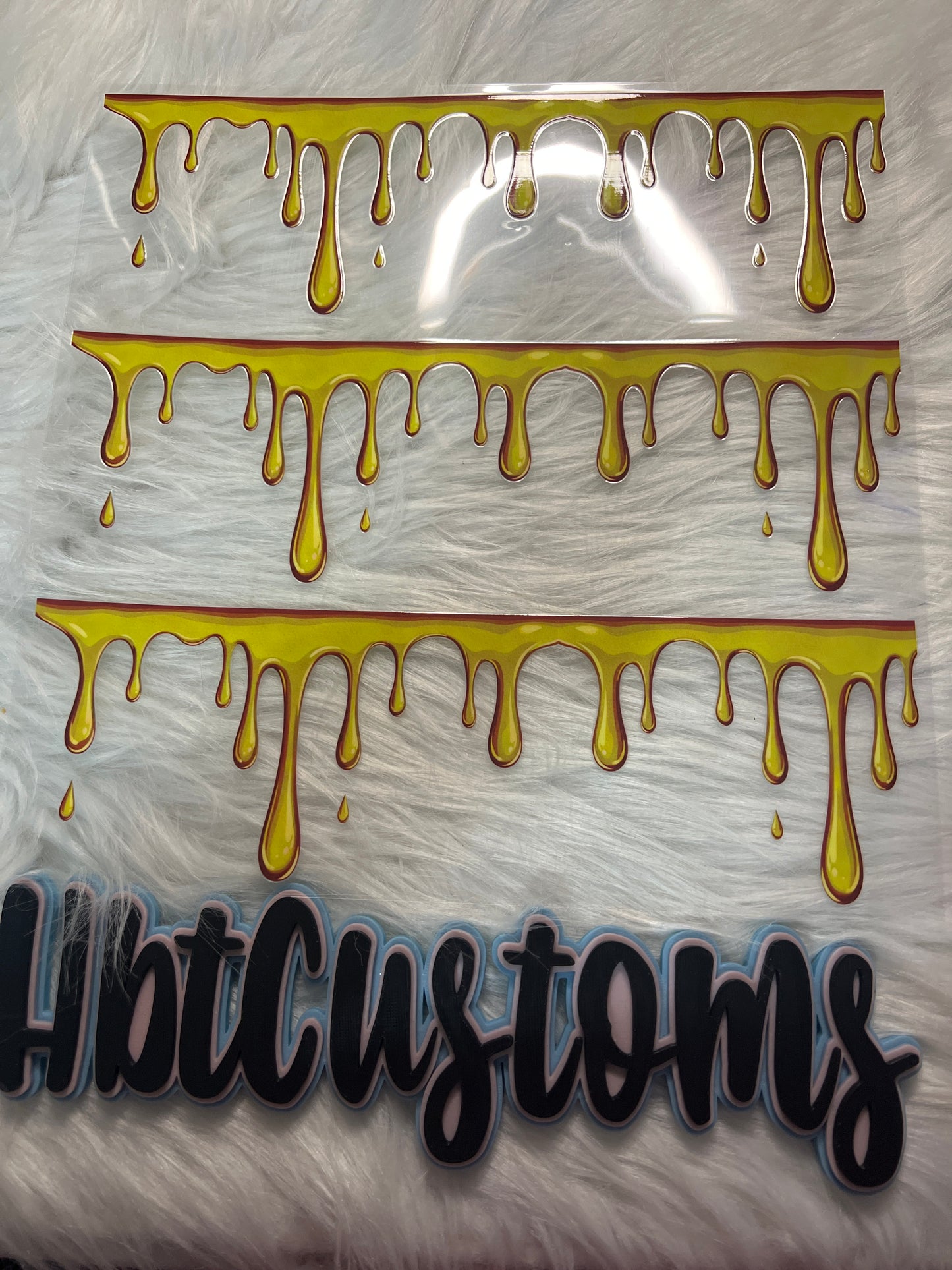 Yellow Drips Element