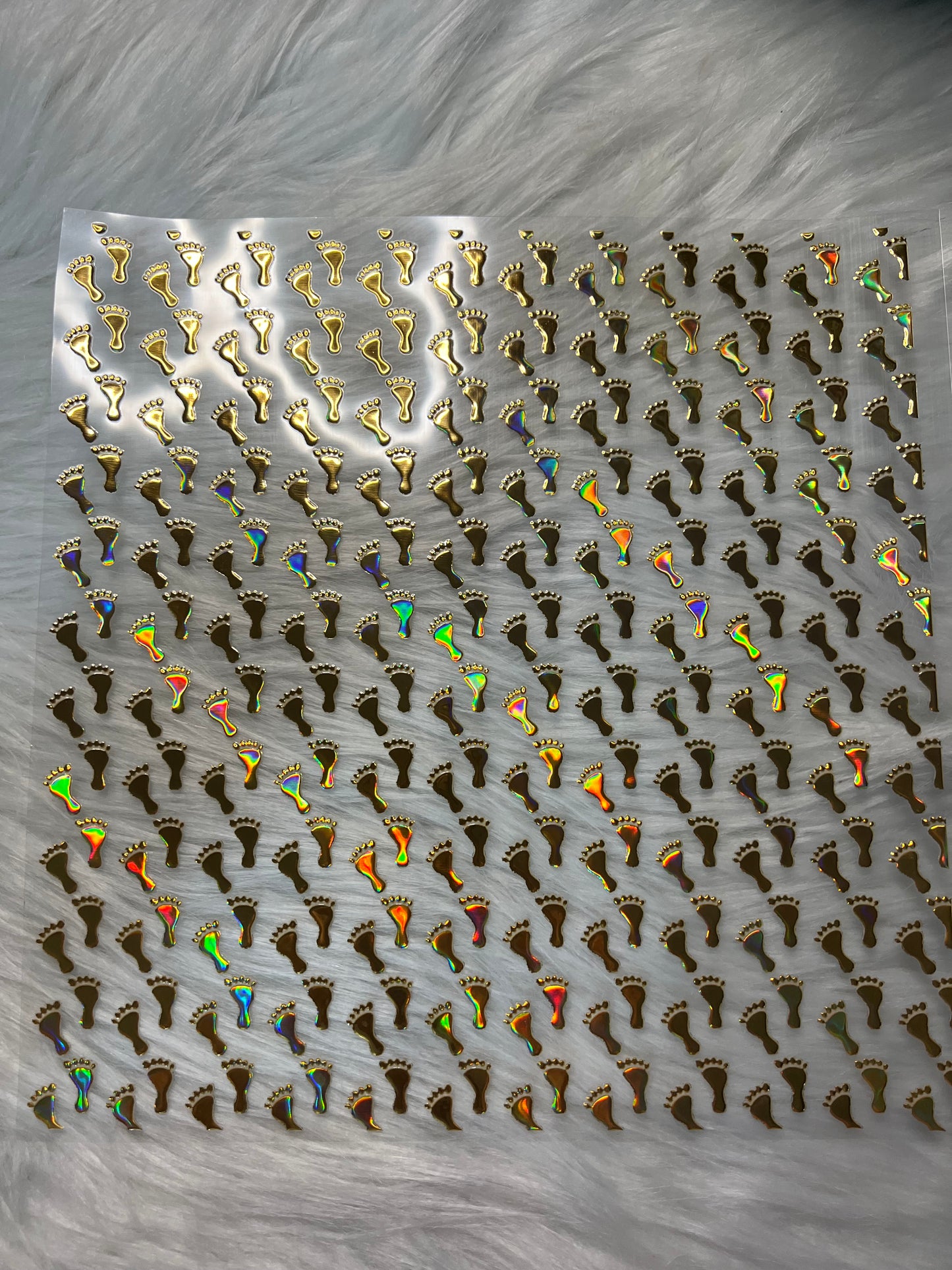 Metallic Footprints Element