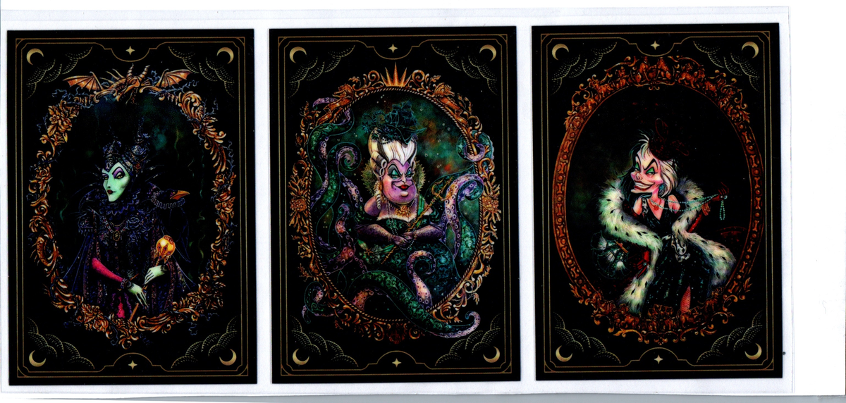 16oz three evil lady cards Halloween 100