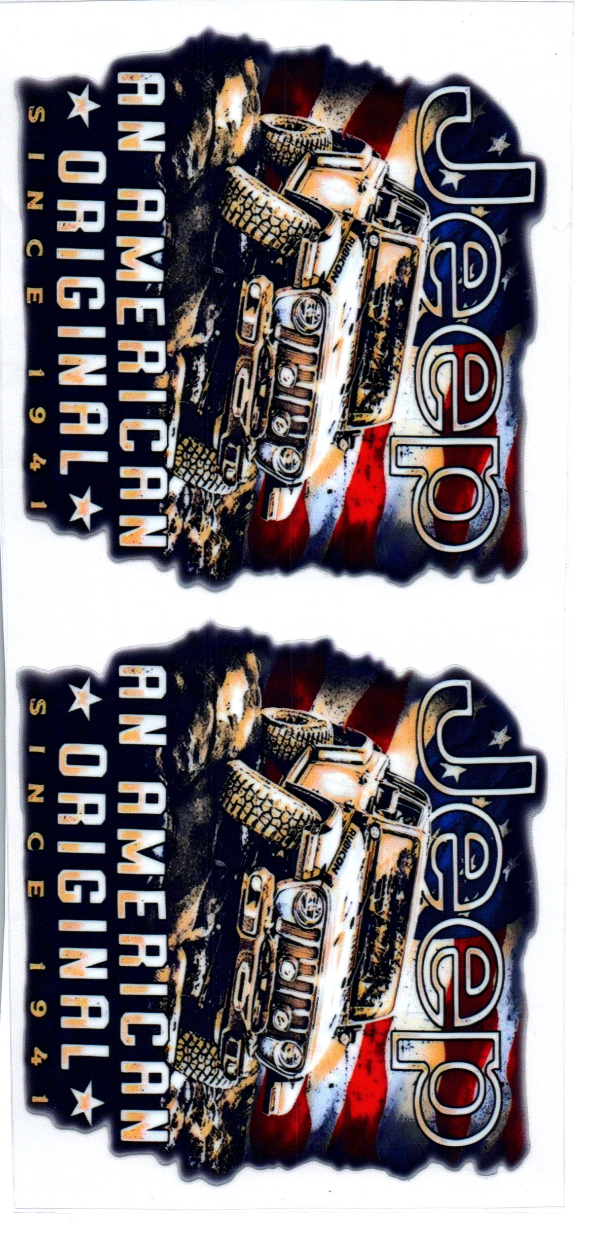 JEEP AMERICAN ORIGINAL DECALS