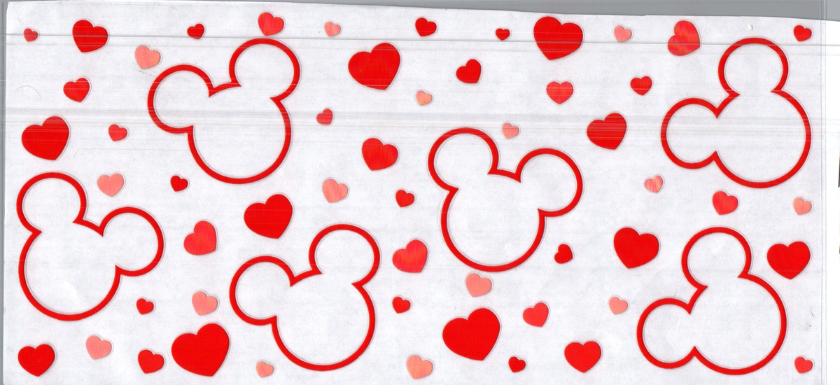 16oz Boy mouse outline red 102