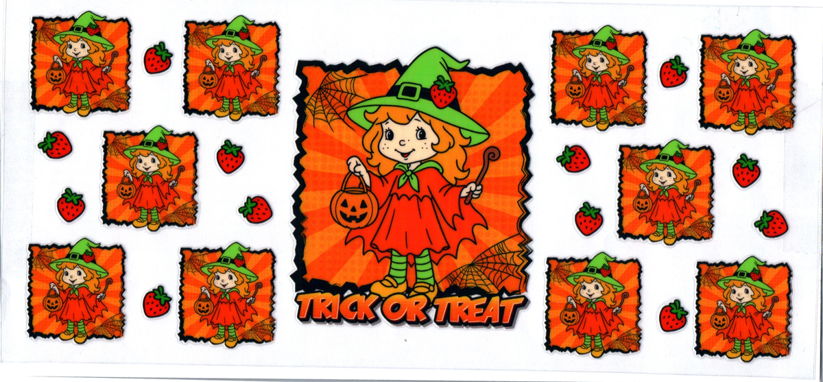 16oz trick or treat orange witch halloween 103