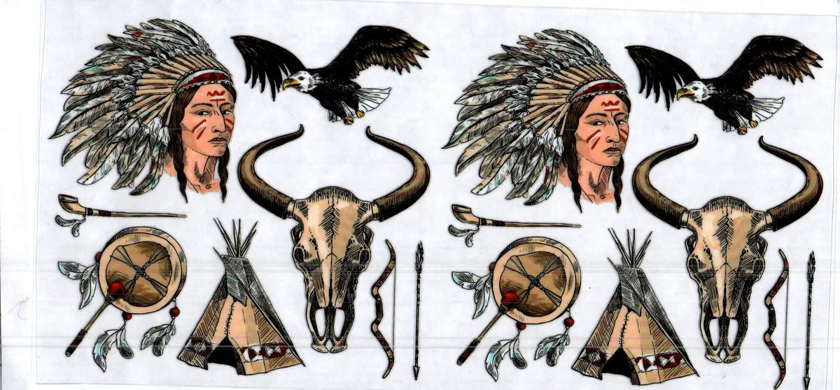16 oz indian chief longhorn skulls misc 103