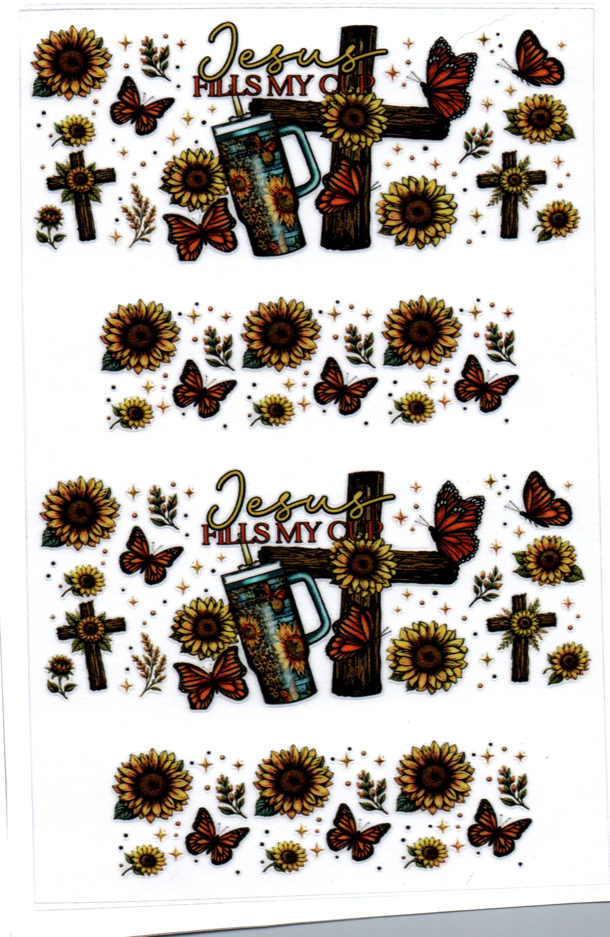 Jesus fills my cup 2 Stanley Key Chain Wrap Double 10