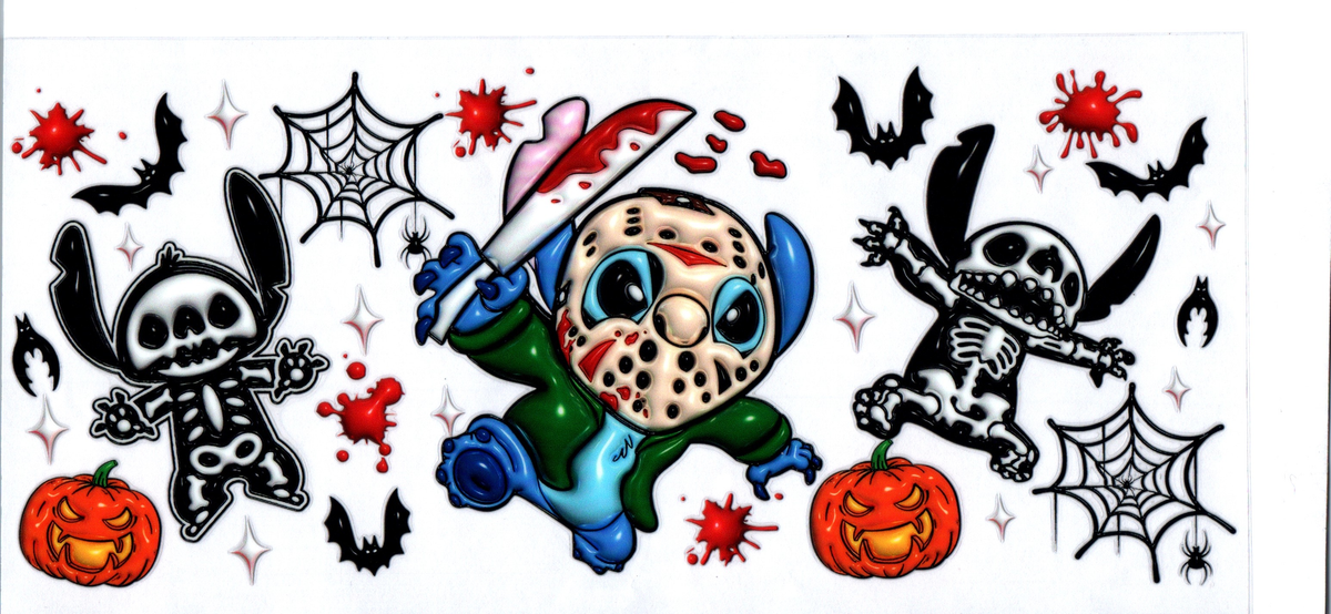16oz Blue Guy Jason Halloween 107