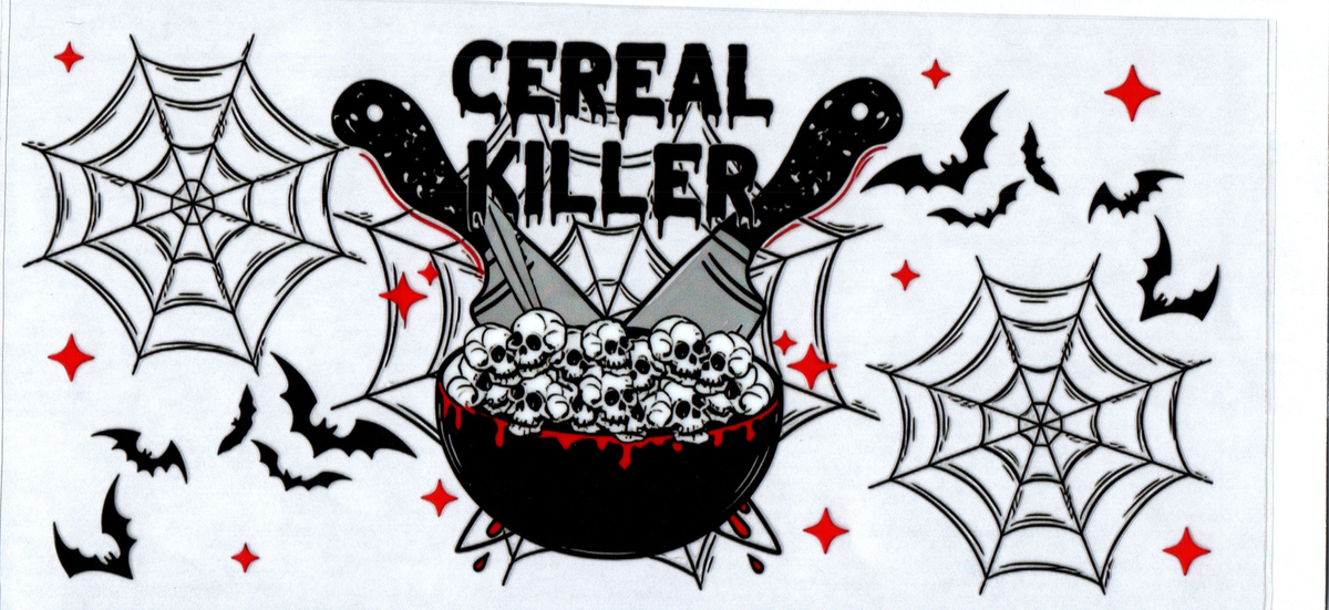 16oz cereal killer cobwebs & bats halloween 10