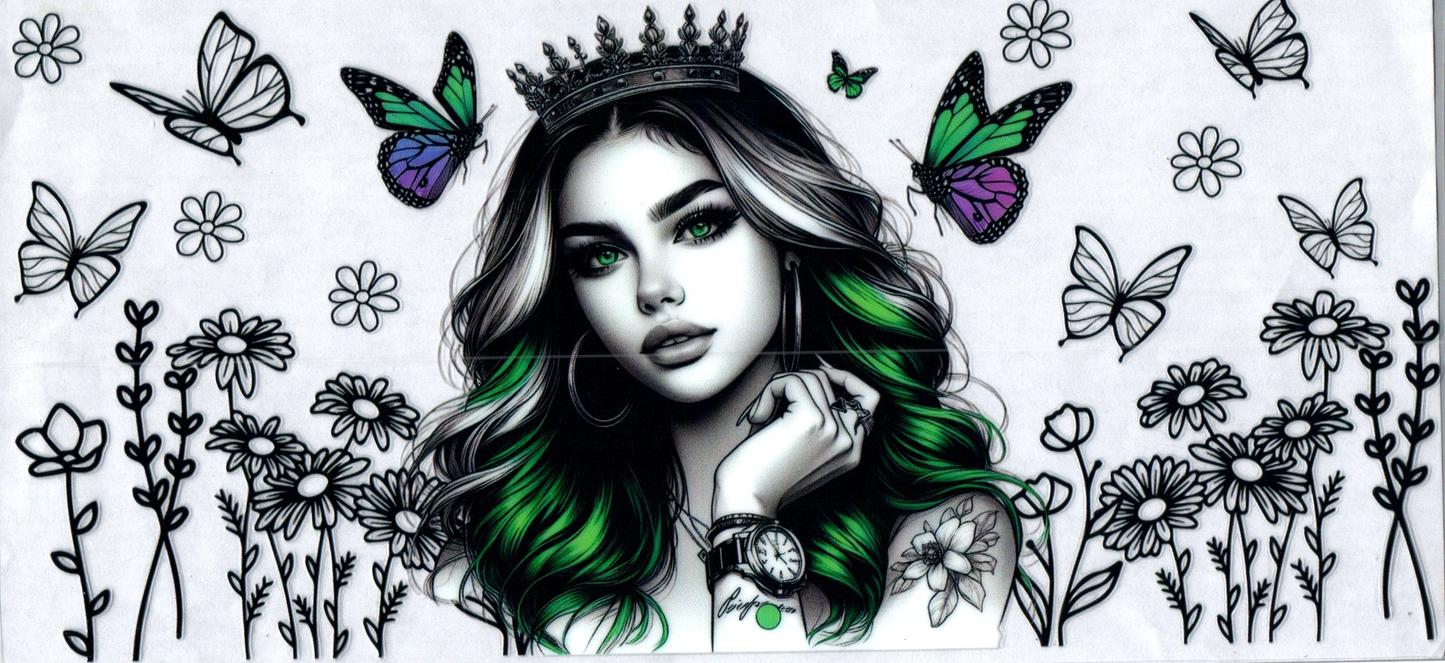 16 oz Tattoo Girl 109