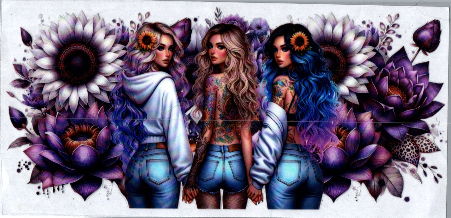 16 oz Tattoo Girl 110