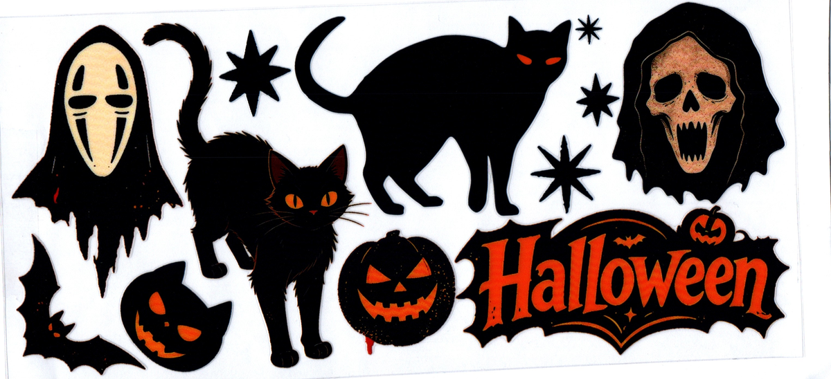 16oz halloween cats skulls pumpkins halloween 110