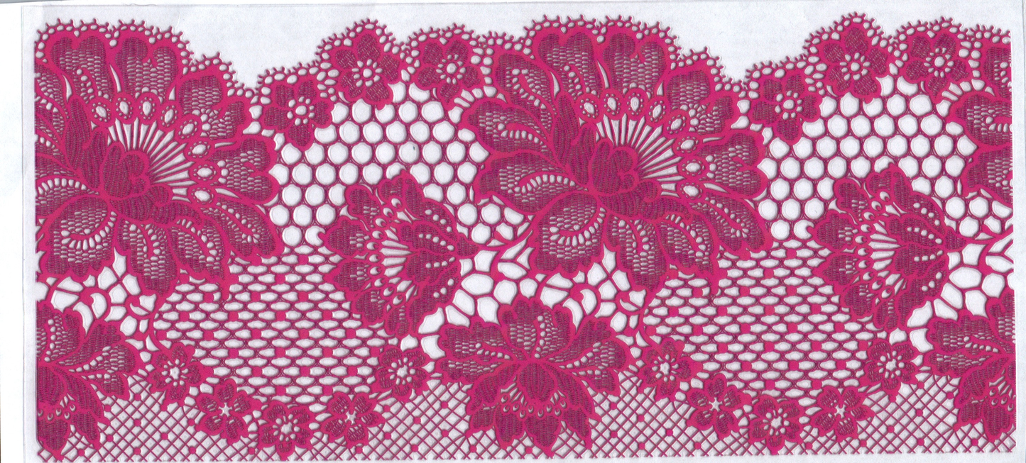 16 oz Lace Flowers 111