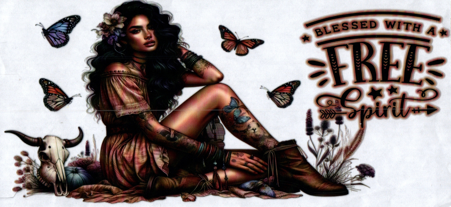 16 oz Tattoo Girl 112