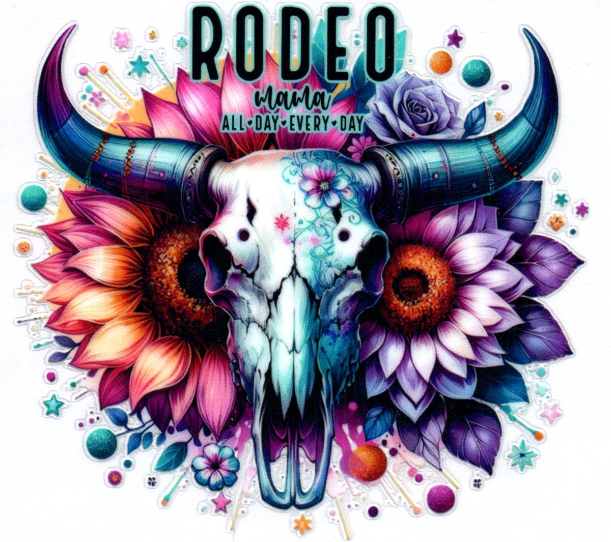 Rodeo Mama all day every day Single Decal 11