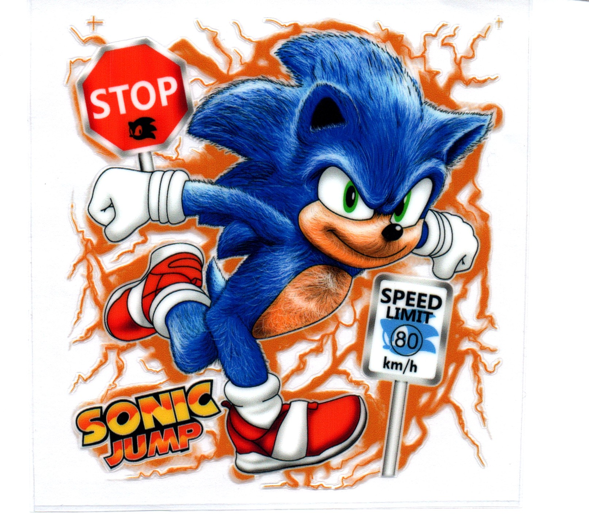 speed limit 80 sonic DECALS 112