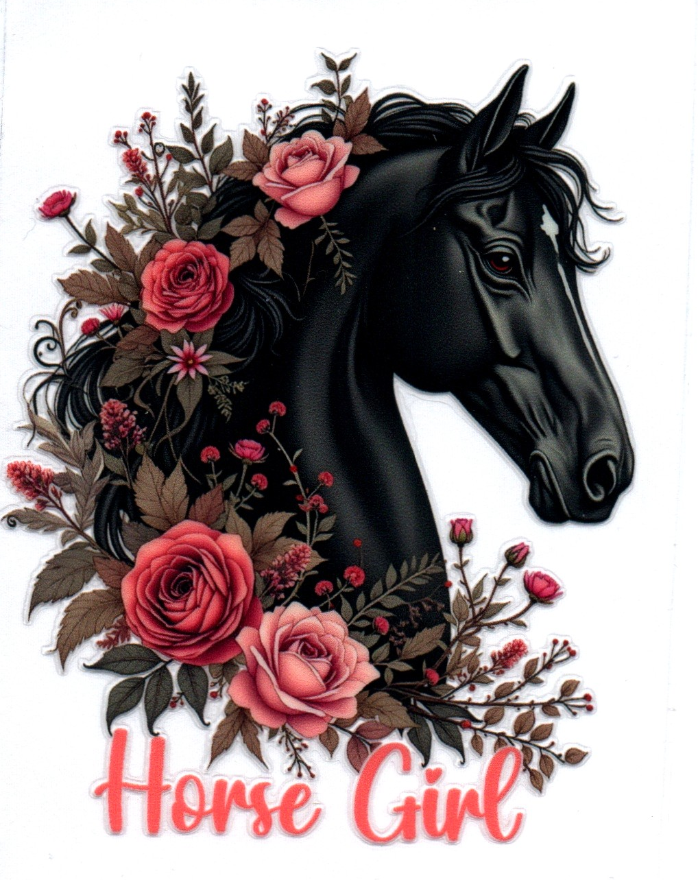 Horse Girl Single Decal 1