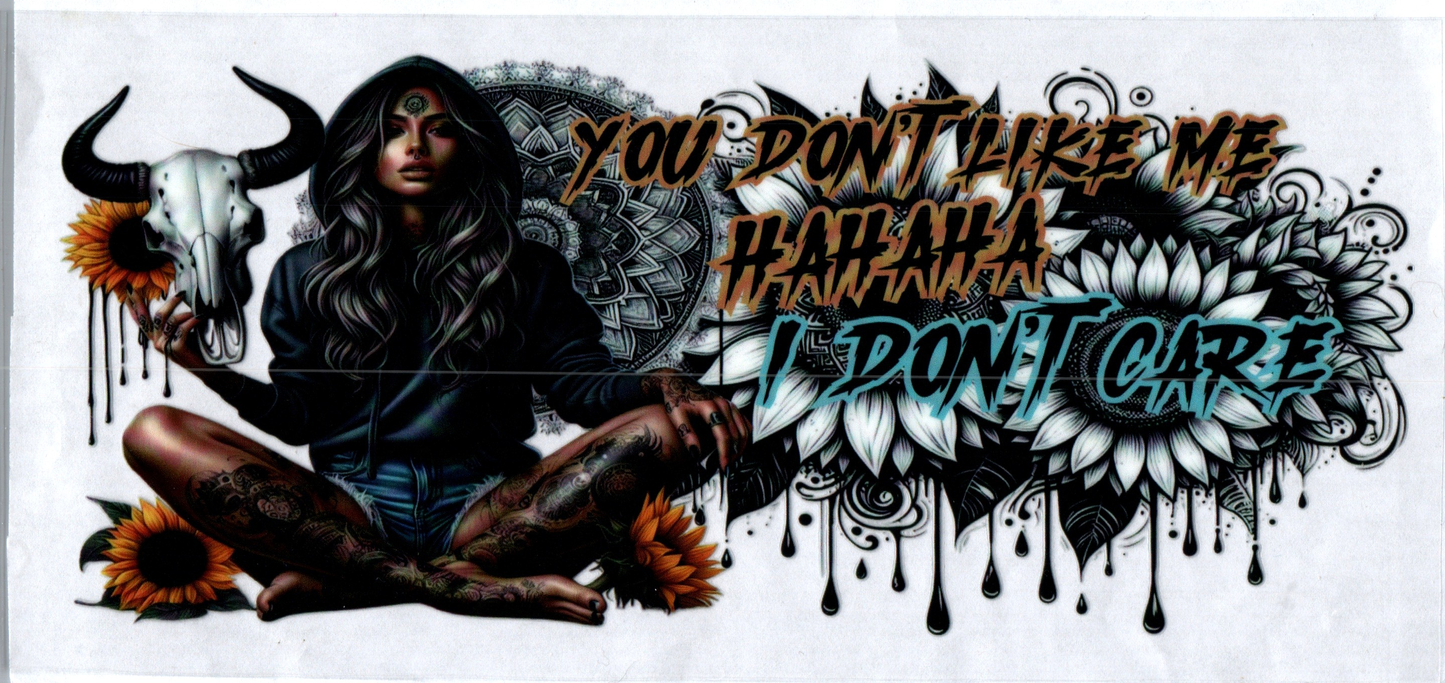 16 oz Tattoo Girl 114