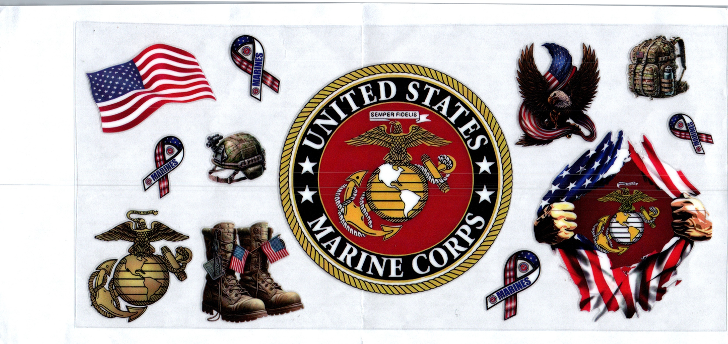 16 oz Marine Corps Military 11