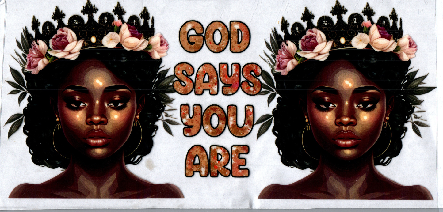 16oz God Say You Are Faith 119