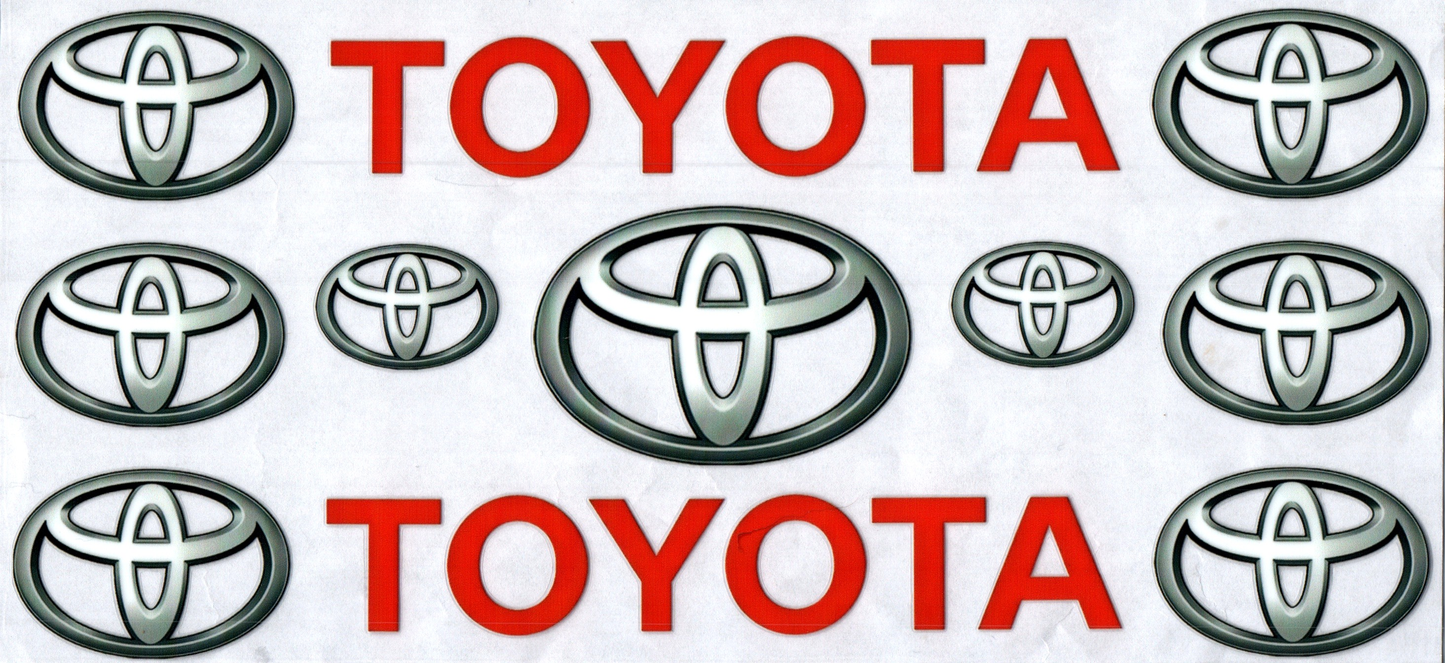 16oz Toyota 3 Car Emblem