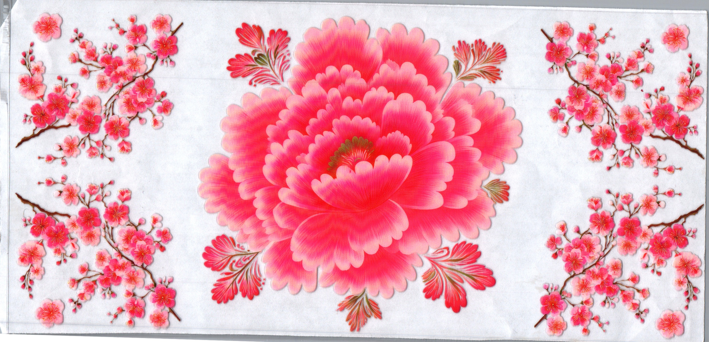 16oz Big Pink Flower 120