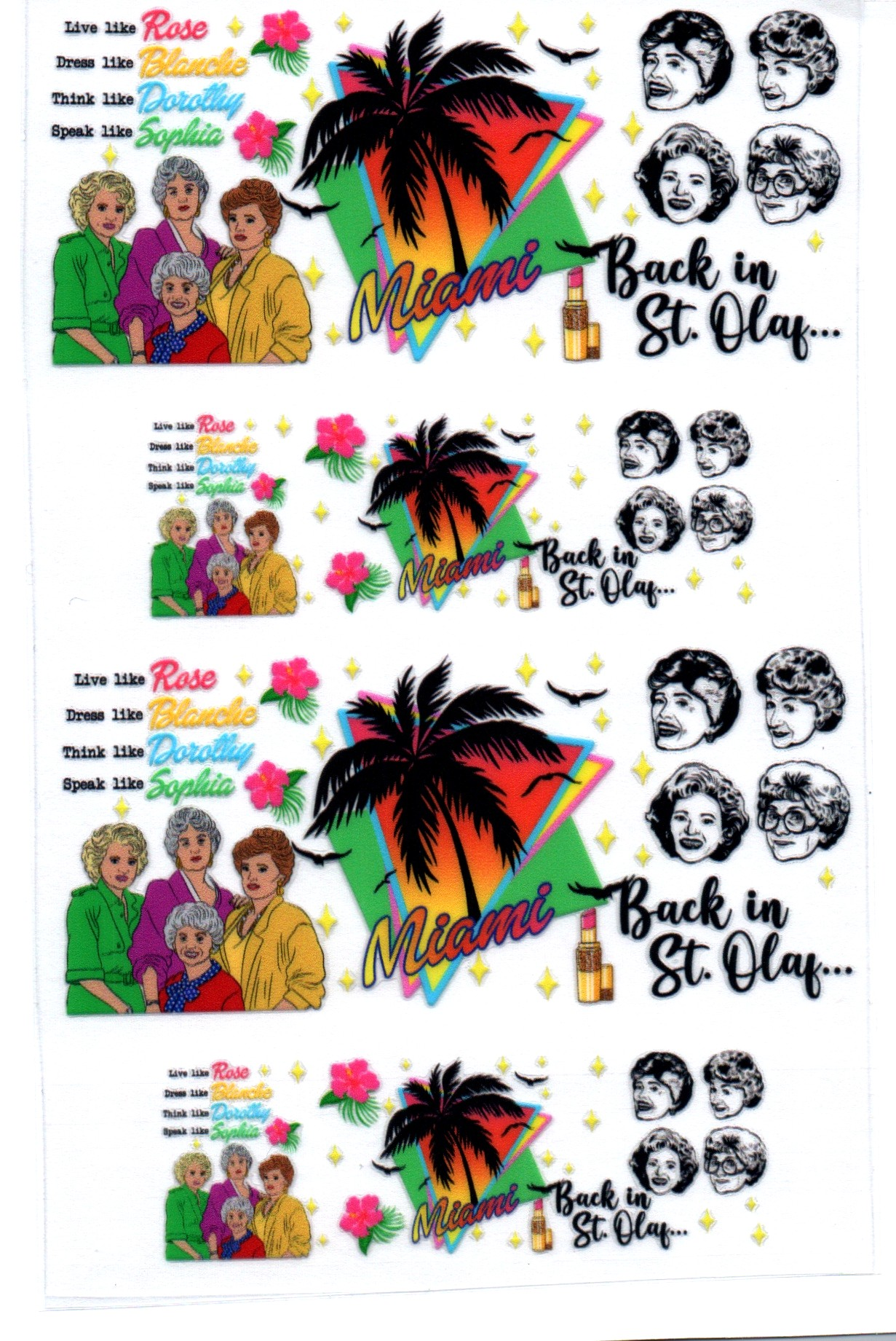 Golden Girls 3 Key Chain Wrap Double 120