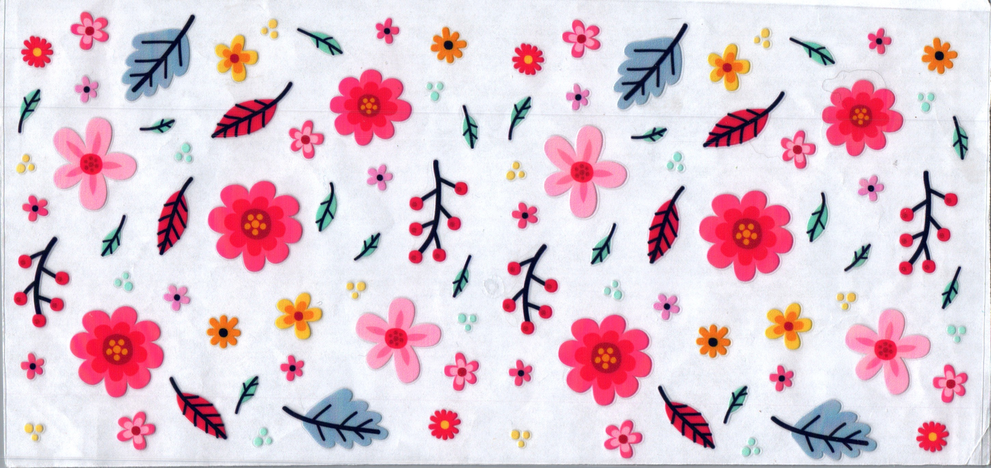 16oz Multi little Flowers 121