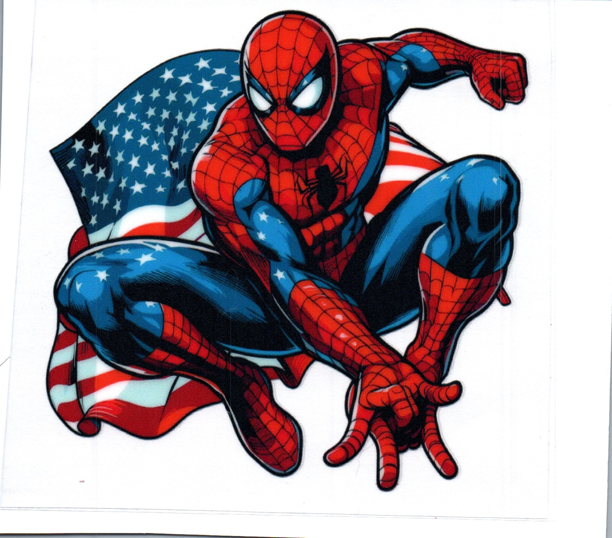 man spider flag DECALS 12
