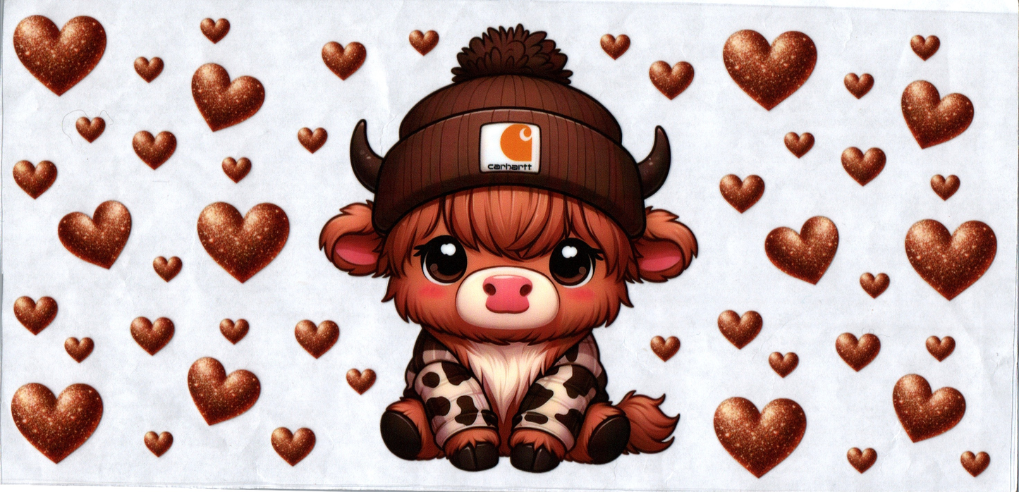 16 oz Light Brown Chartt cow w/jacket 126