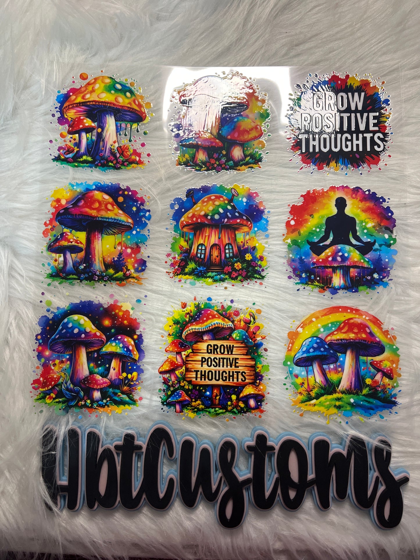Rainbow Mushrooms Element