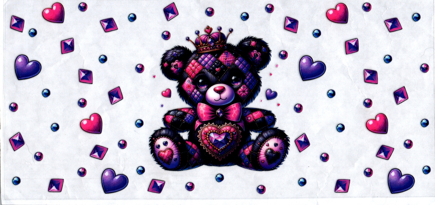 16oz Patchwork Bear 1 w/Jewel belly Kids