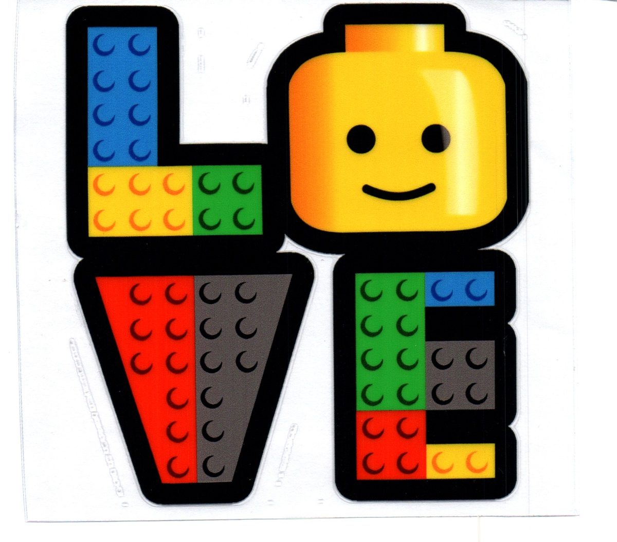 love lego guy DECALS 128