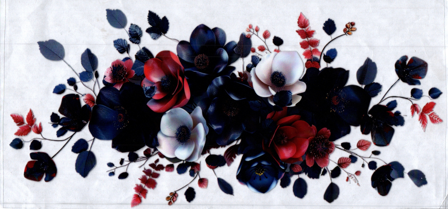 16oz Dark RWB Flowers 130