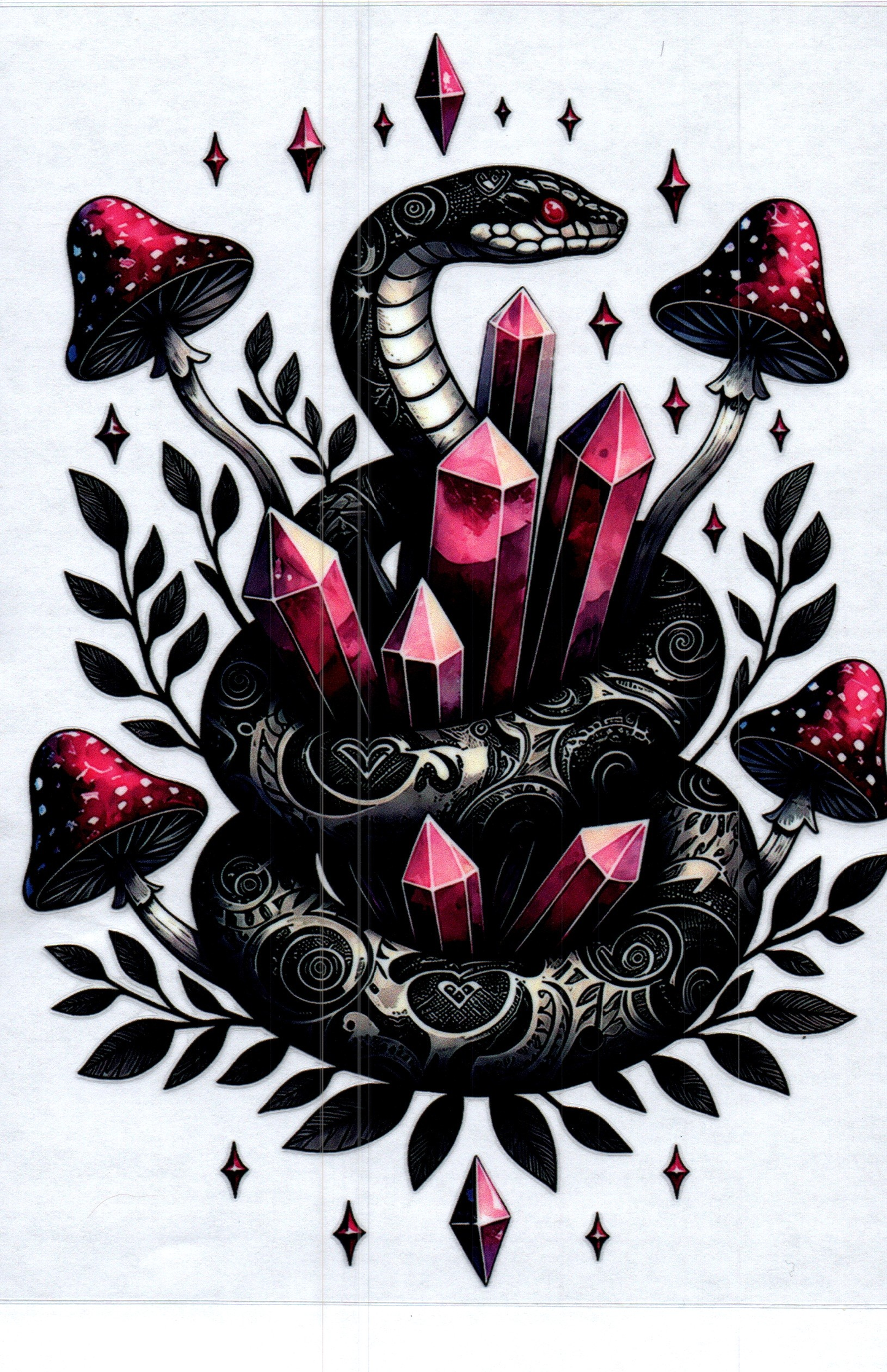 Snake & Crystals A5 13