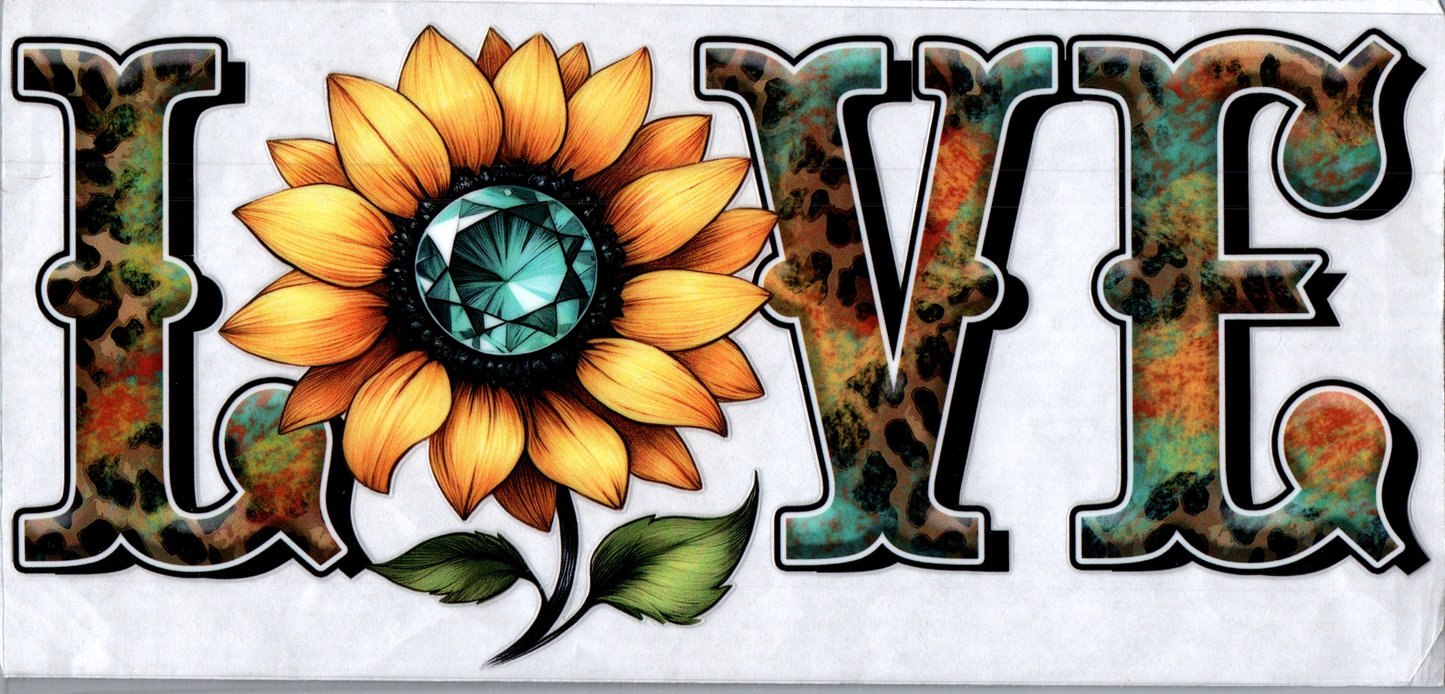 16oz Love w/ Sunflower 139