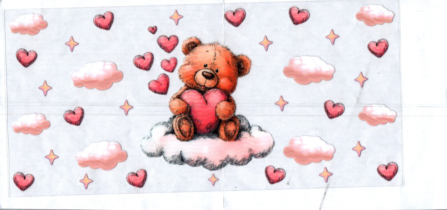 16 oz bear w/hearts on cloud Animals 1