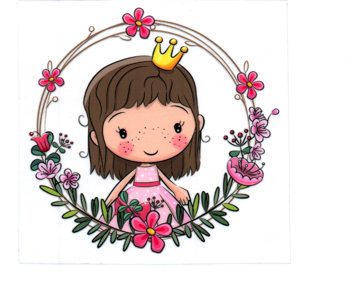 little girl princess DECALS 14