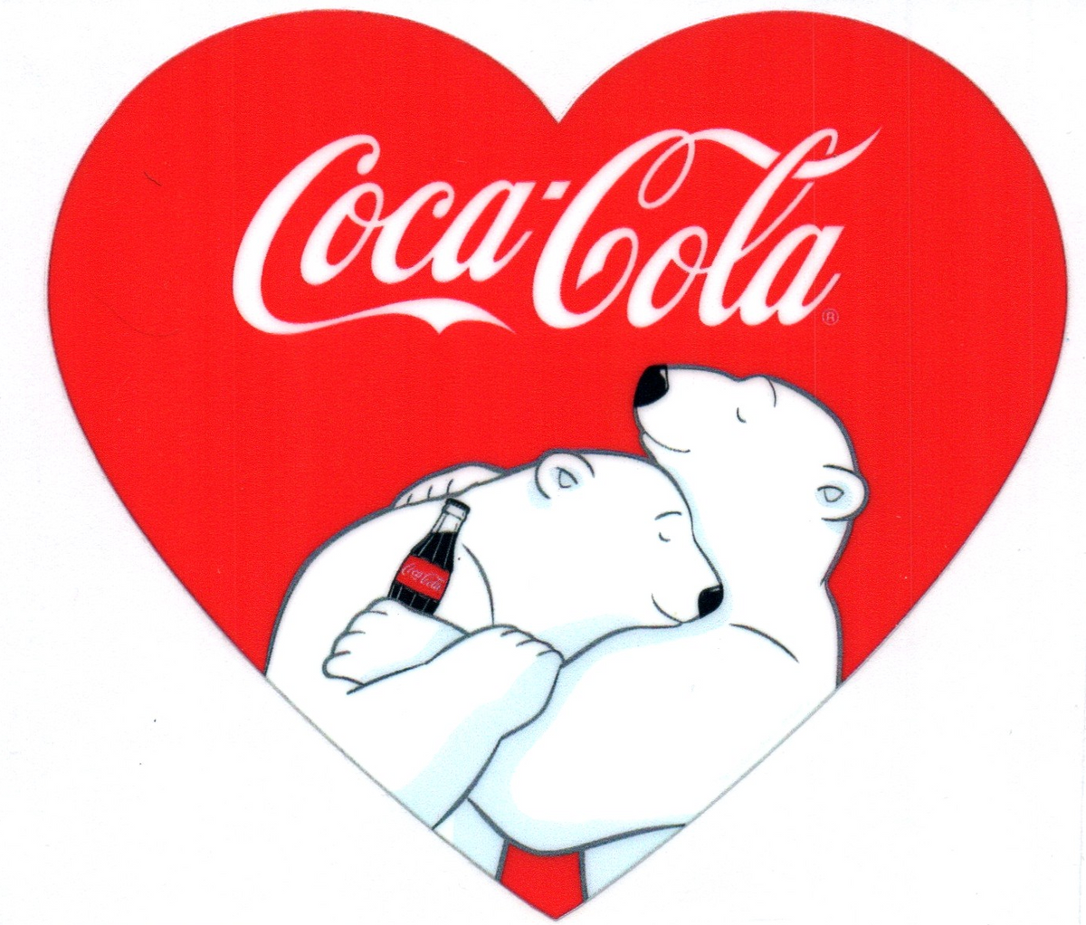 Coke Bears Logo 14 Single Decal