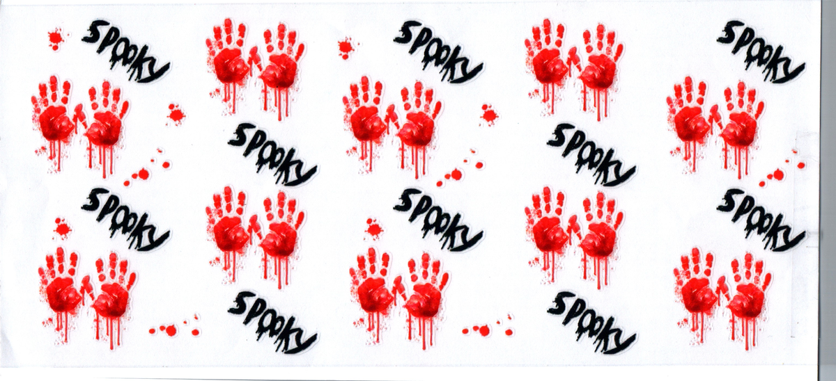 Spooky Bloody Hands 16oz