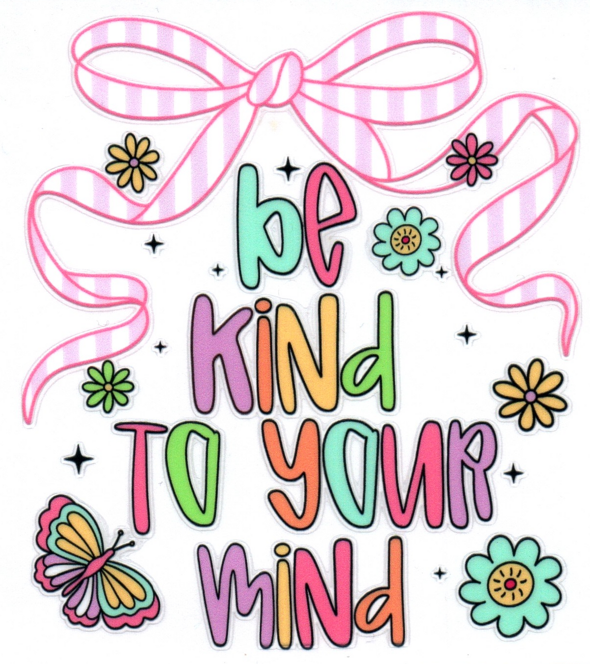 Be kind to your mind Misc. Single Decal 1
