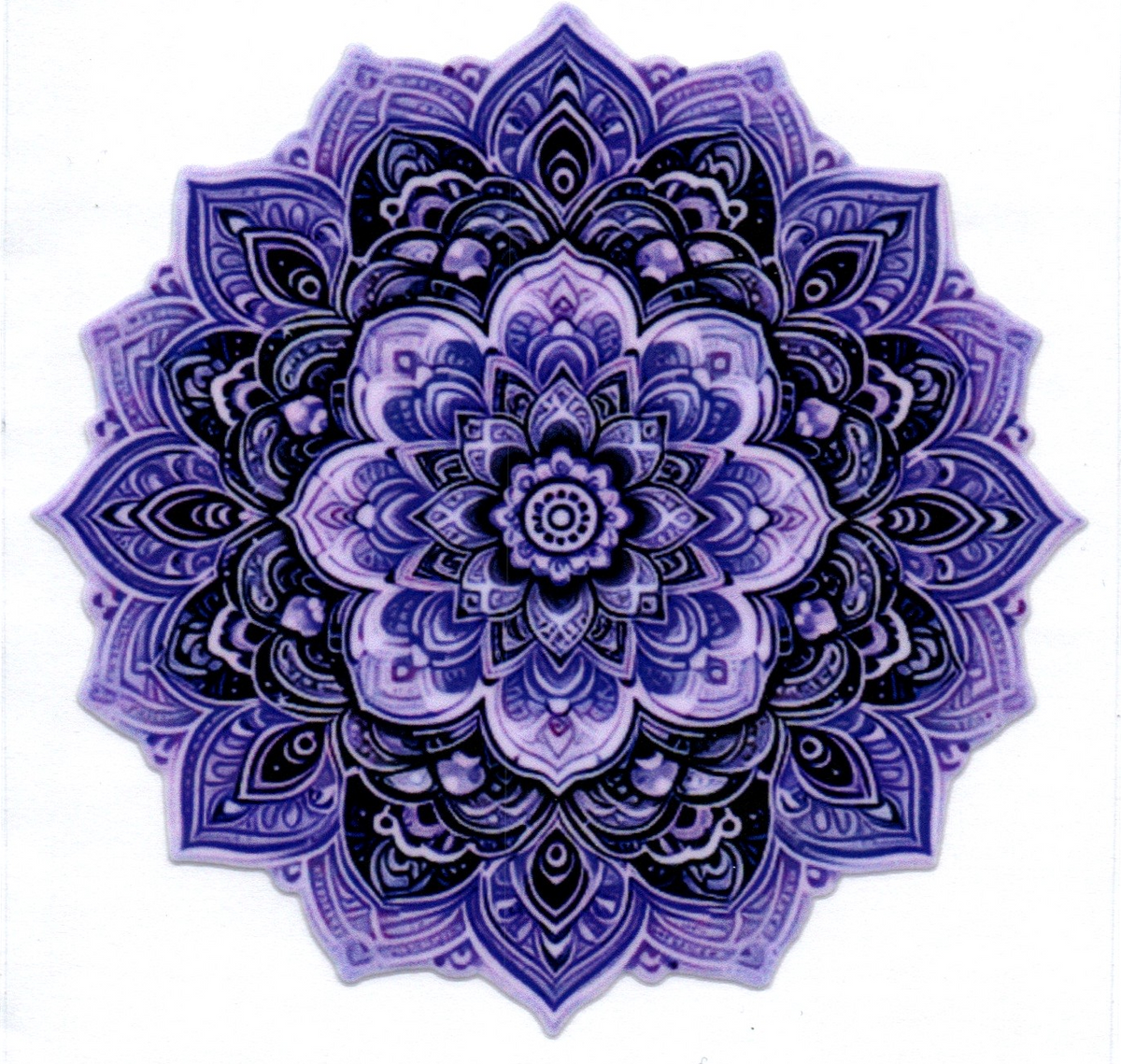 Purple Mandela 1A Single Decal