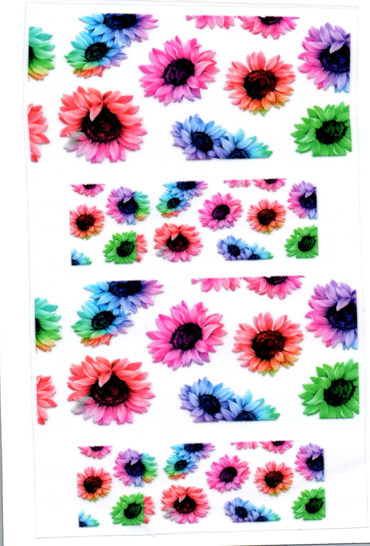 Pretty Flowers Key Chain Wrap Double 153