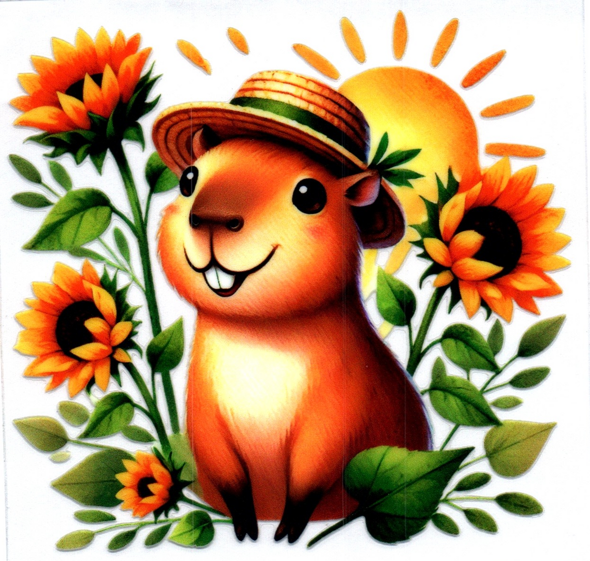 Capybara 1 Single Decal 15