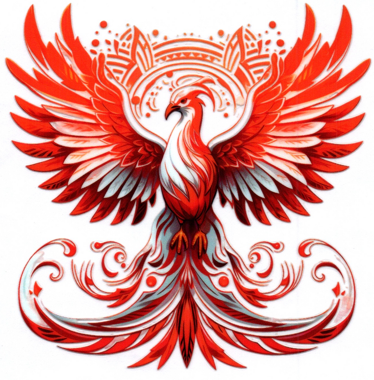 red with white phoenix 15