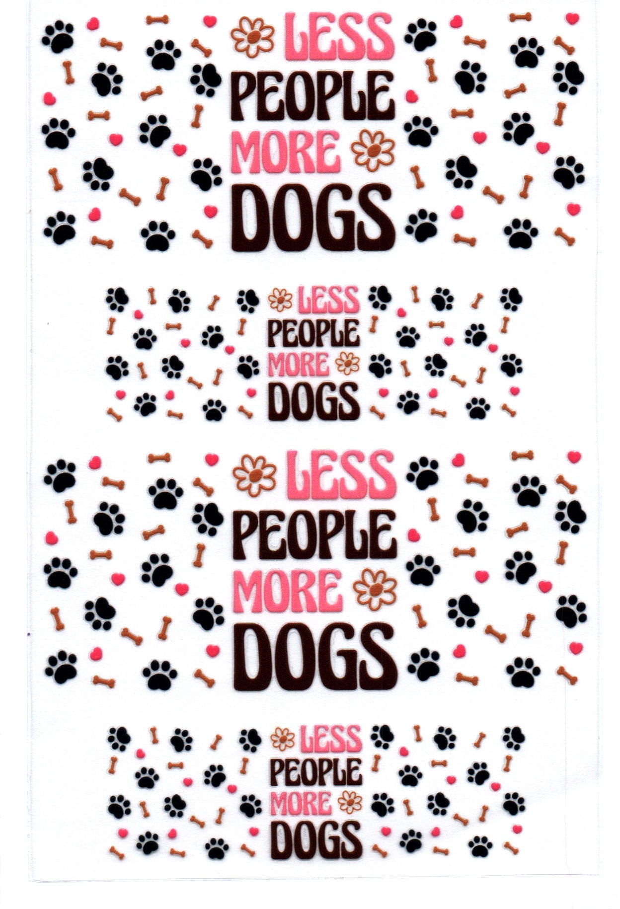 Less people more dogs Key Chain Wrap Double 156