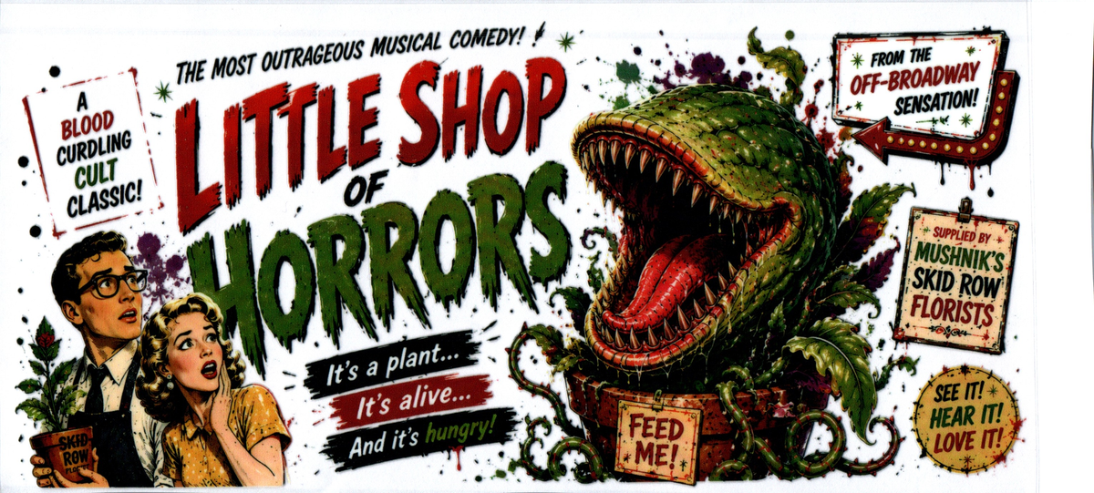 Movie - Little Shop of Horrors 15- 16oz wrap