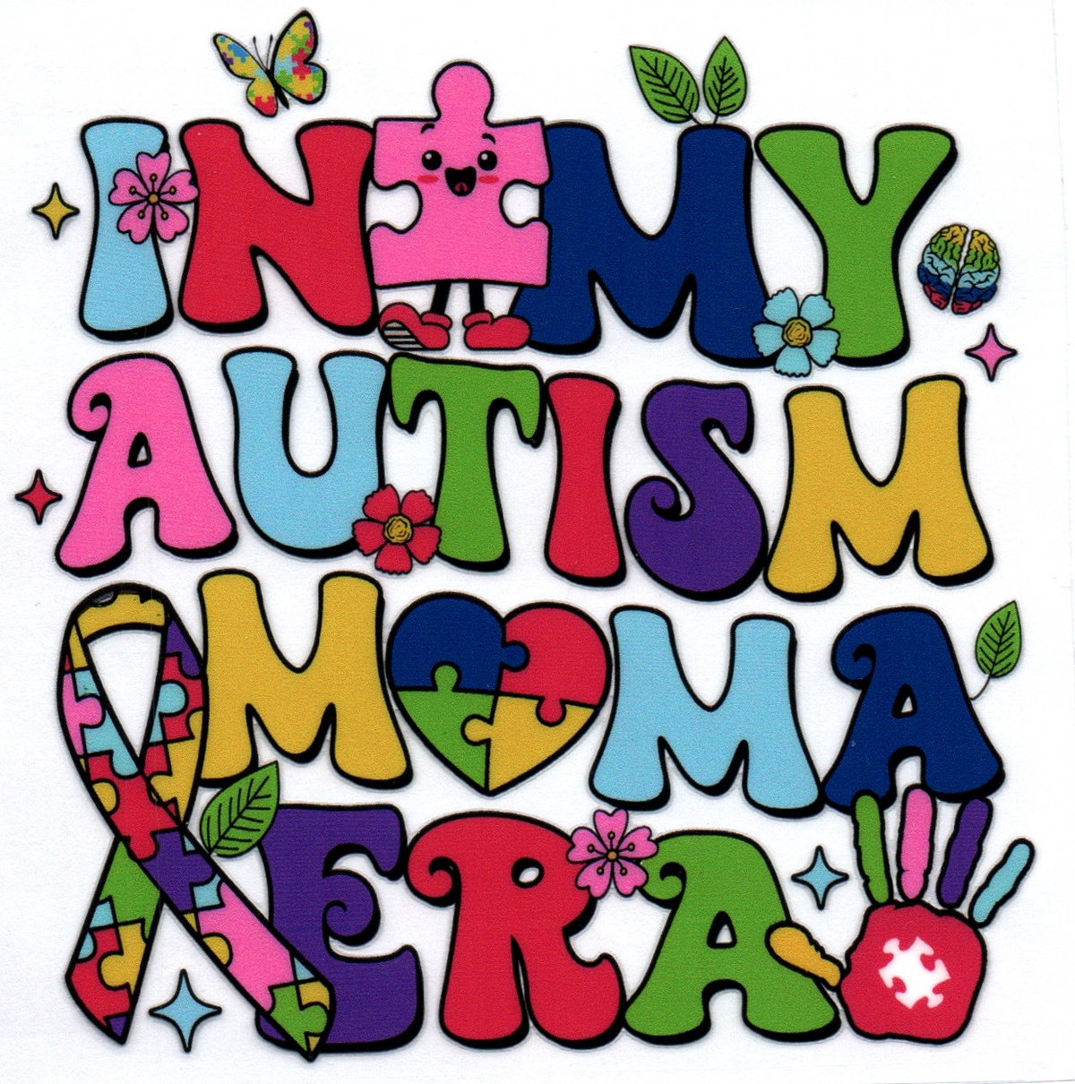 In my Autism Mom Era Single Decal 15