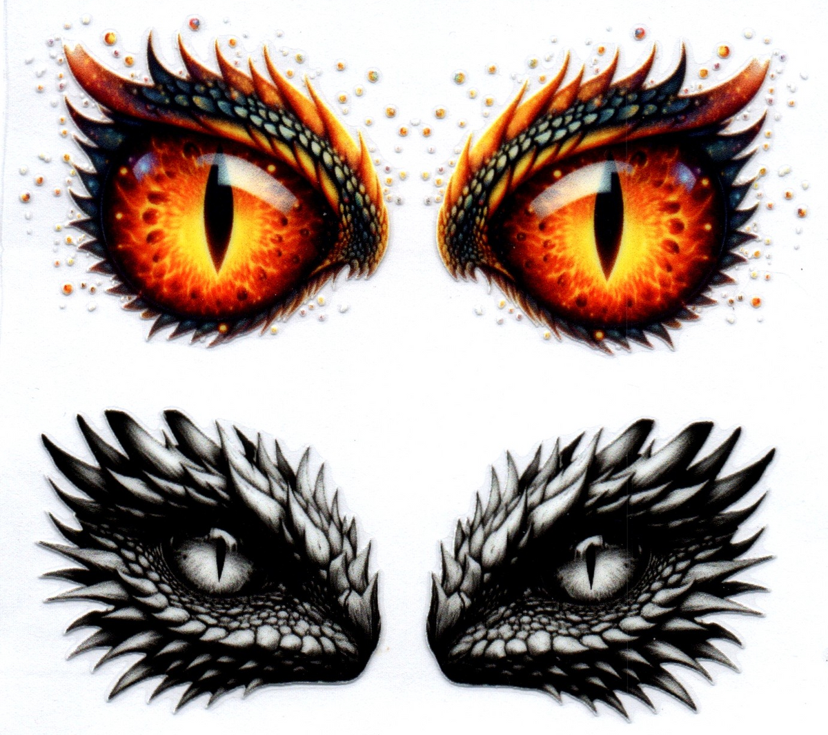 Dragon Eyes 1 Single Decal