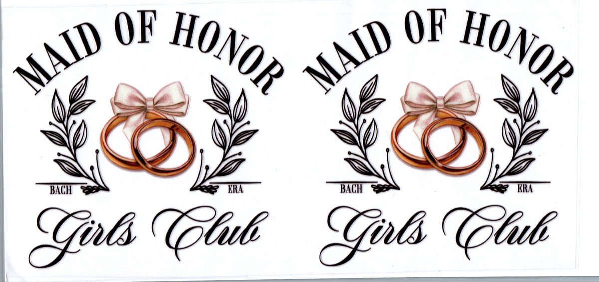 16oz Maid of Honor Girls Club Family 16