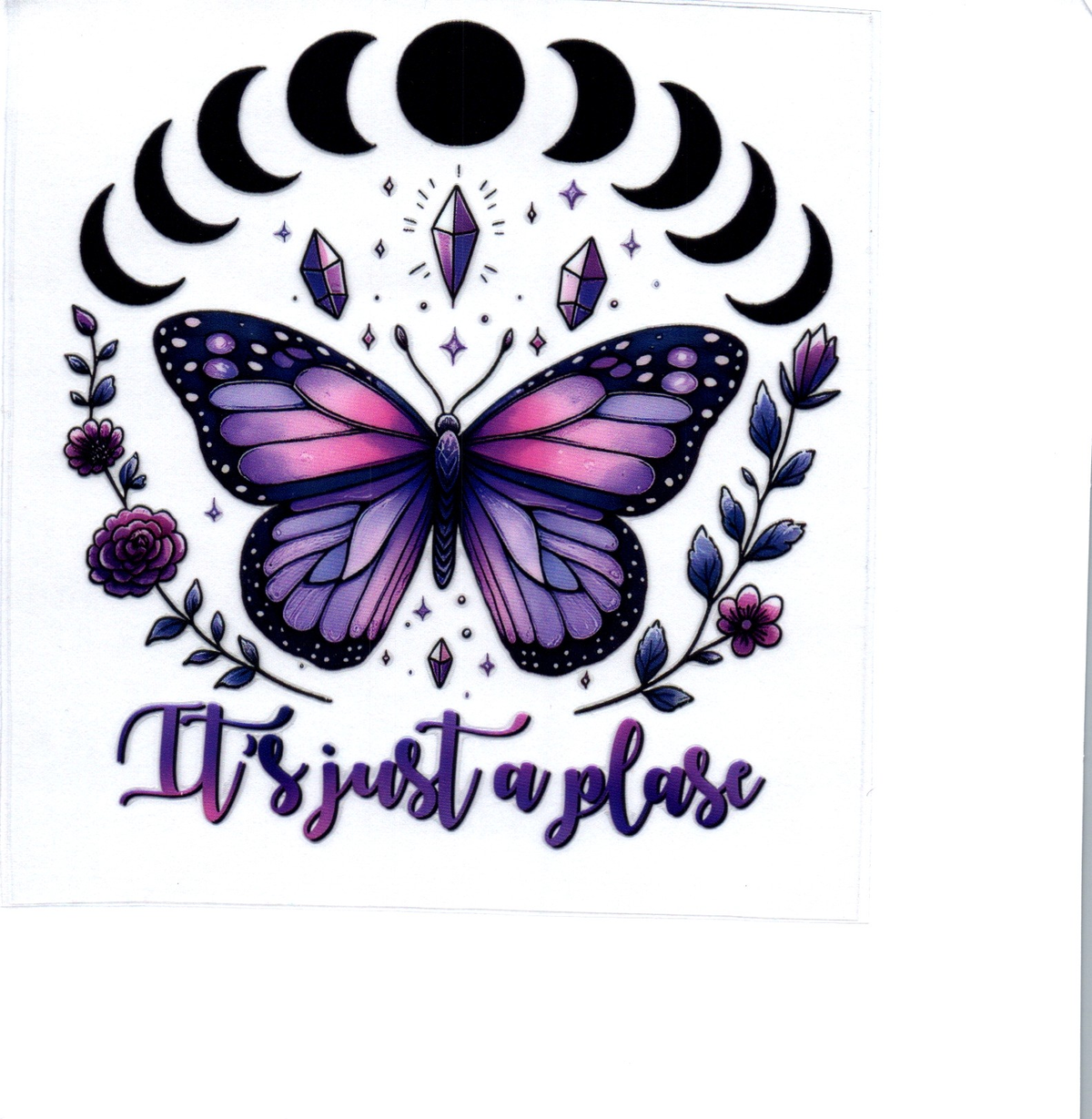 it's just a phase Single Decal 170