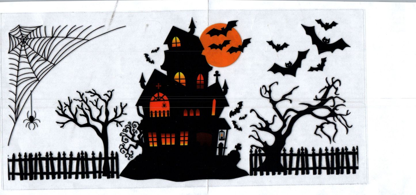 16 oz Haunted House Halloween 17