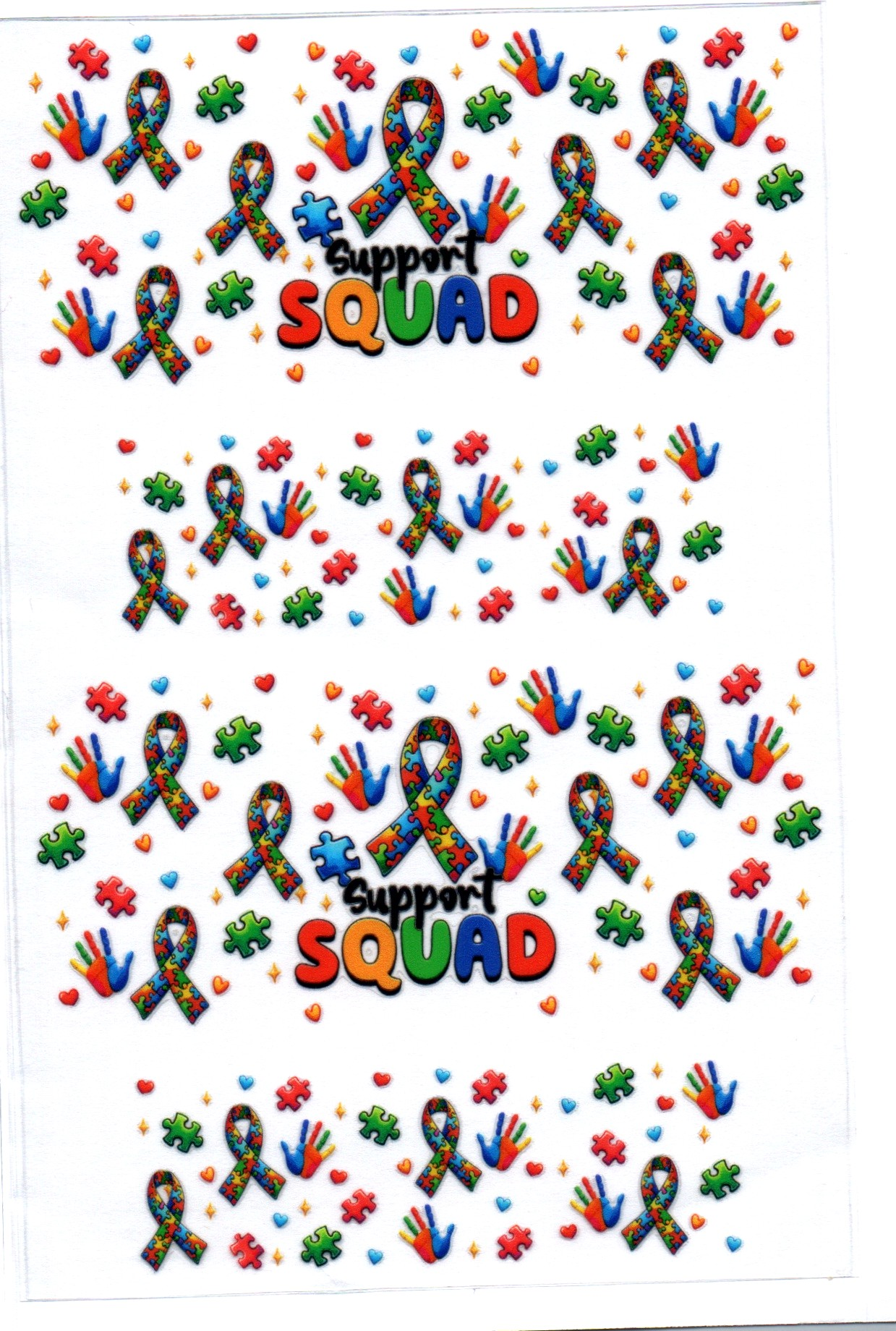 Autism Support Squad Stanley Key Chain Wrap Double 173
